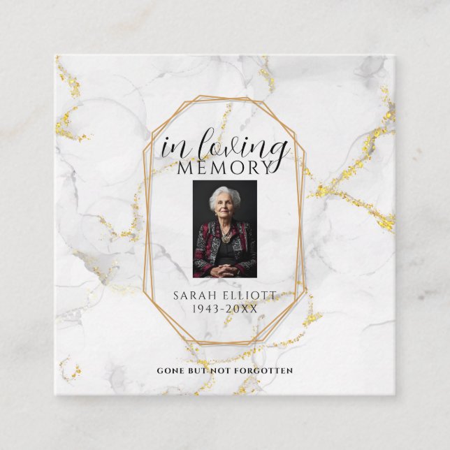 Carte D'appel Prayer in memory of loved one Card (Devant)