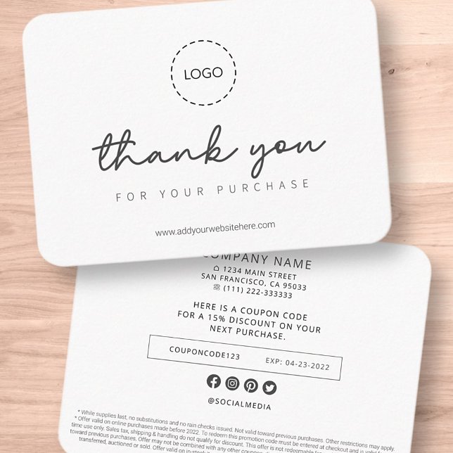 Carte D'appel Promo simple et simple de logo d'entreprise person (Créateur téléchargé)