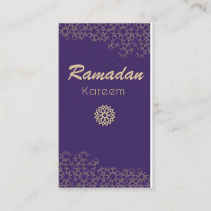 Carte D'appel Ramadan Kareem