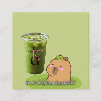 Carte D'appel Restez Calme Comme un Capybara