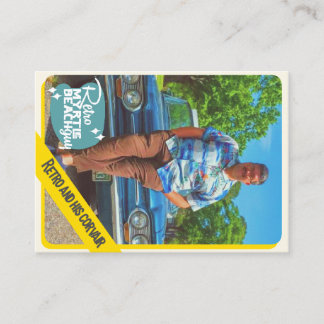 Carte D'appel Retro et son Corvair !