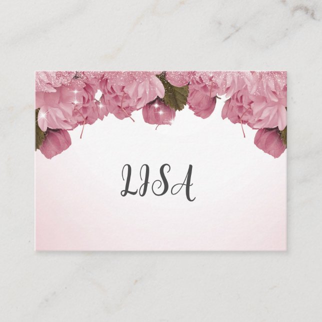 CARTE D'APPEL ROSES ROSES ROSES (Devant)