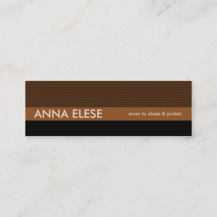 Carte D'appel Simplement chic