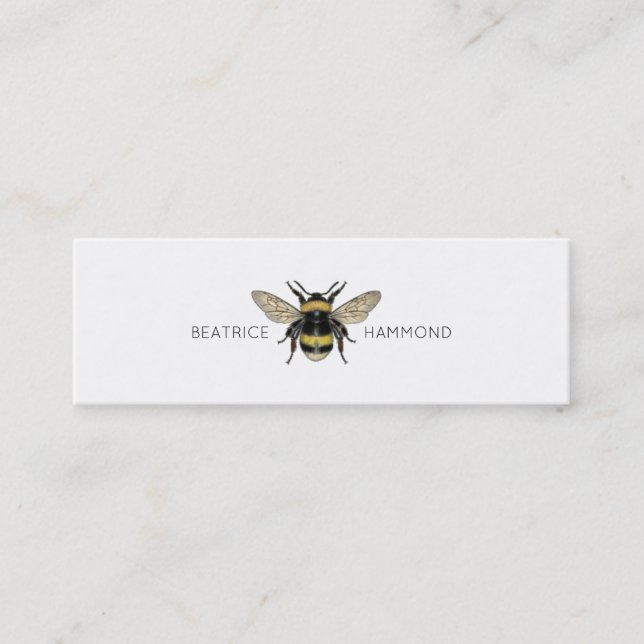 Carte d'appel sociale Bumble Bee (Devant)