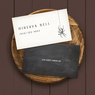 Carte D'appel Spider Halloween