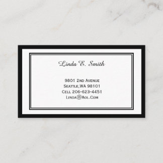 Carte d'appel standard