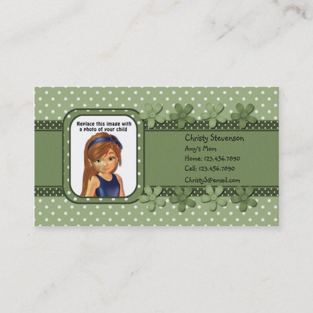 Carte D'appel Télécarte de maman (Devant)