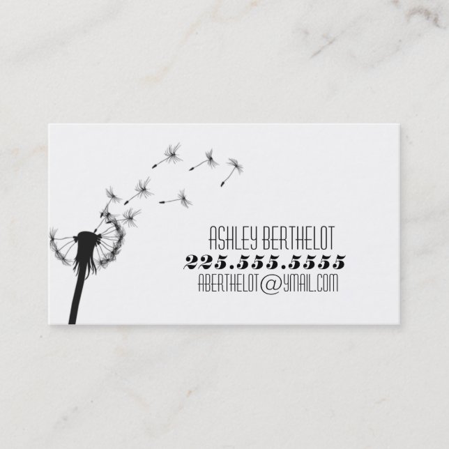 Carte D'appel Télécarte de pissenlit (Devant)