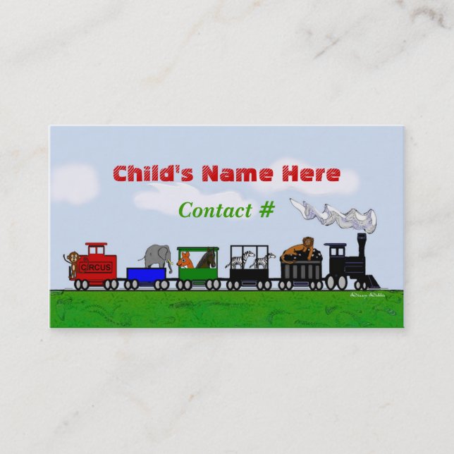 Carte D'appel Télécarte du train des enfants (Devant)