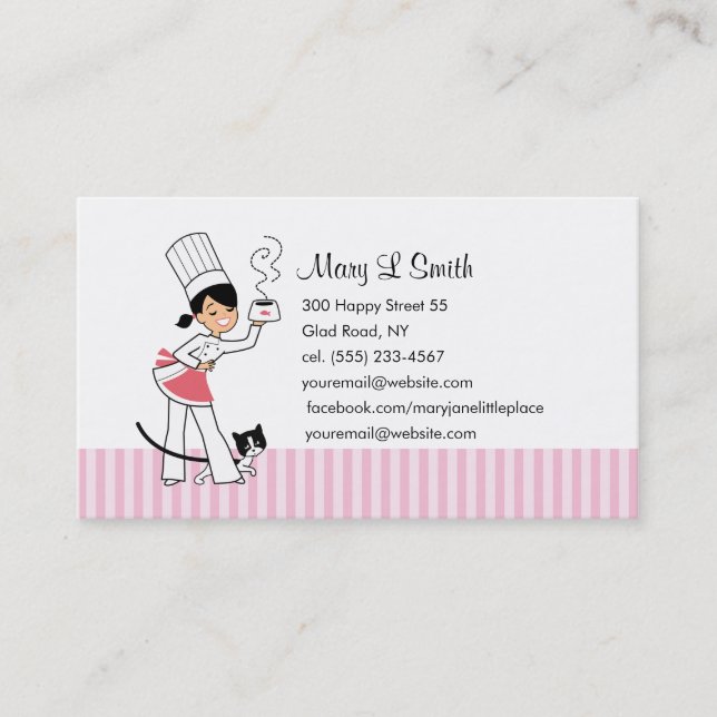 Carte D'appel Télécarte mignonne de chef - coutume (Devant)