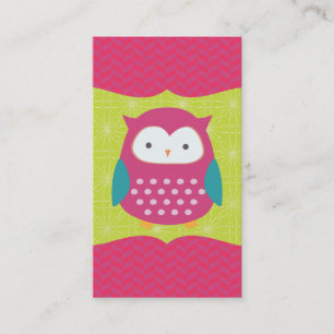 Carte D'appel Télécarte pourpre et verte de rétro hibou migno