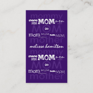 Carte D'appel Télécartes à la mode de maman