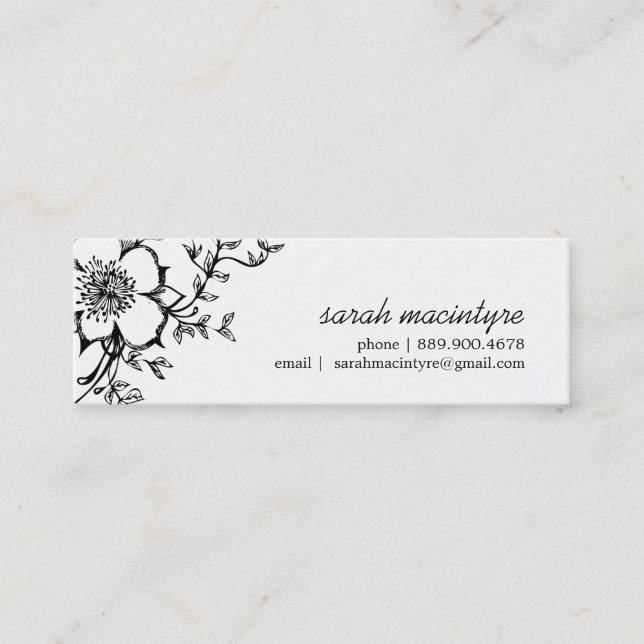 Carte D'appel Télécartes assez florales/petites (Devant)