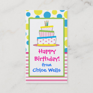 Carte D'appel Télécartes de cadeau de gâteau d'anniversaire d