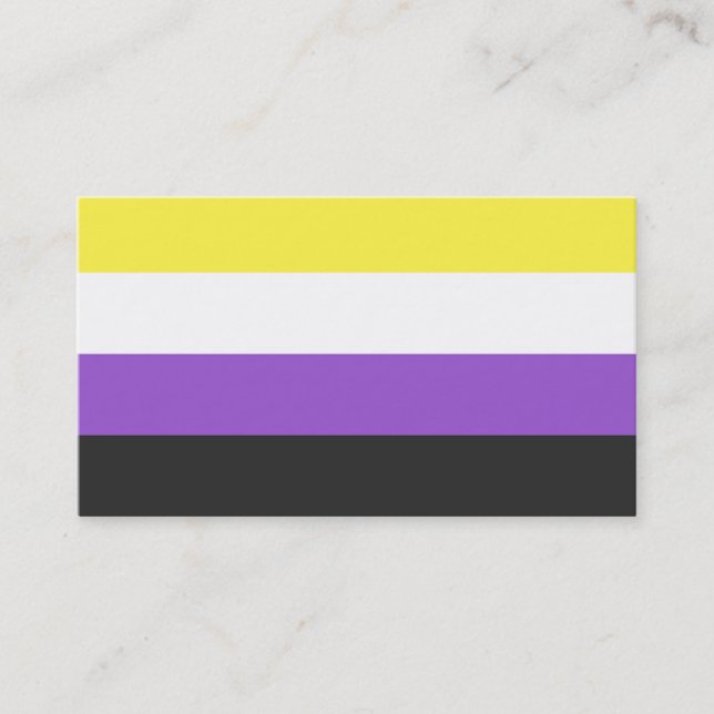 Carte D'appel Télécartes de Nonbinary (def. + "ils" pronoms) (Devant)