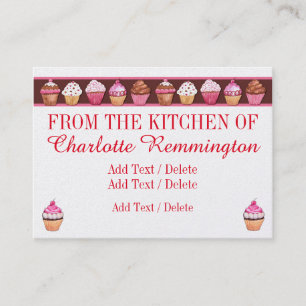 Carte D'appel Traitements de maman / Cupcake / Boulangerie