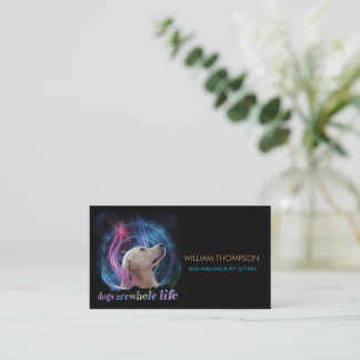 Carte D'appel Trendy Walker chien Sitter pour animaux de compagn