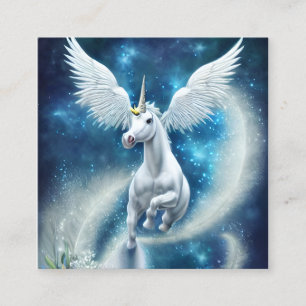 Carte D'appel Unicorne dans l'air