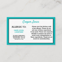Urgence turquoise de restaurant d'alerte