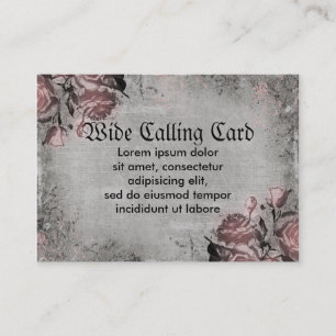 Carte D'appel Vieille clé et roses