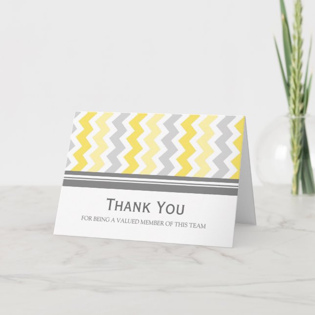 Carte d'appréciation des employés de Lemon Grey Ch (Devant)