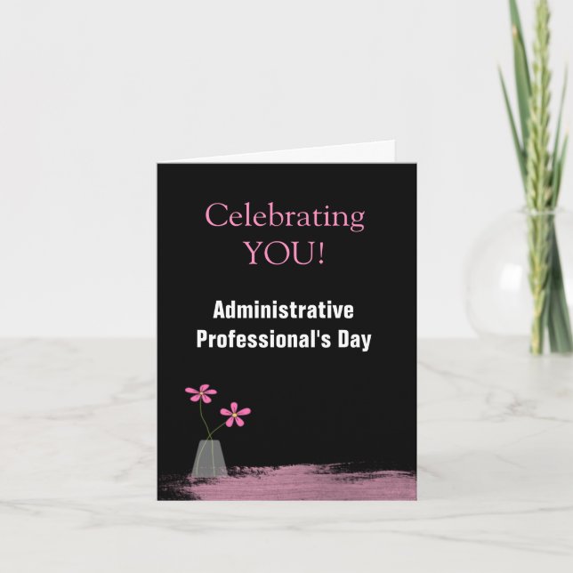 Carte d'appréciation du professionnel administrati (Devant)