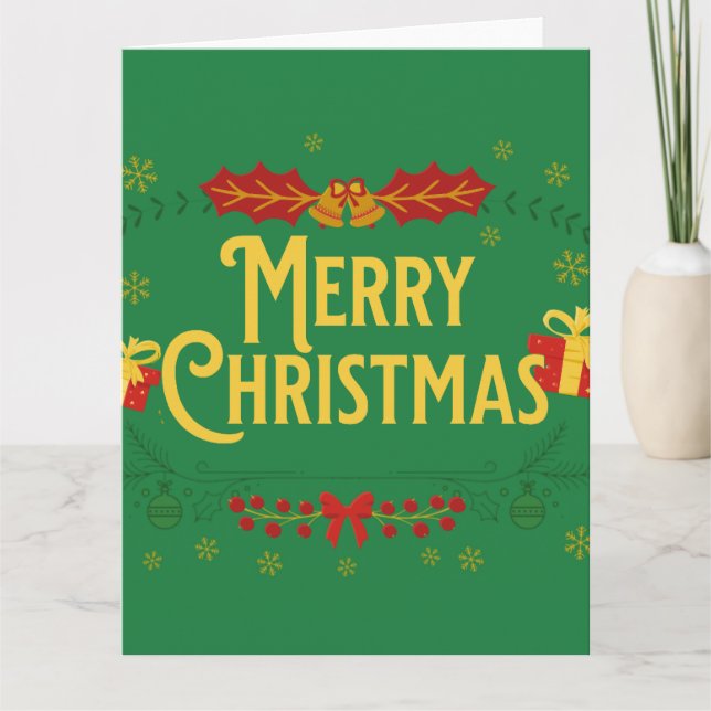 Carte d'approche de Noël (Devant)