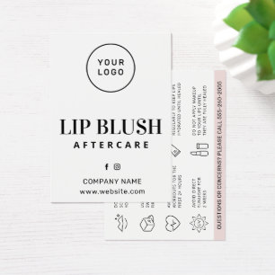 Carte d'après-garde Flush Lip Lip personnalisée