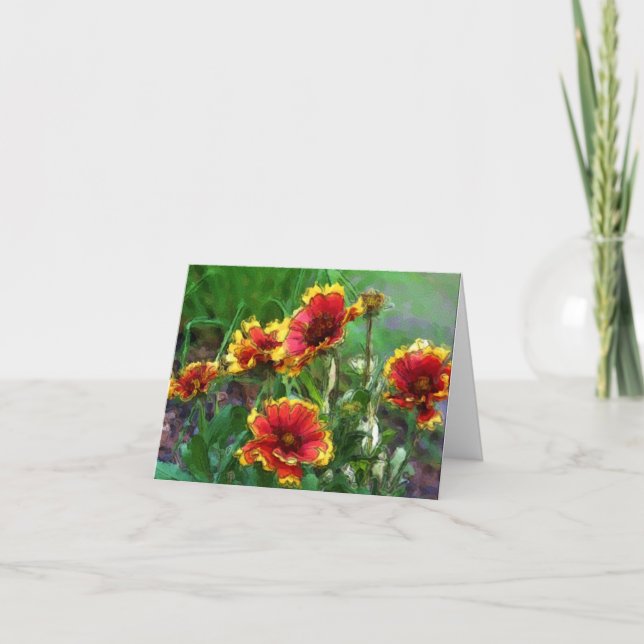 Carte d'aquarelle de fleurs de couverture (Devant)
