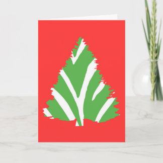 CARTE D'ARBRE DE NOËL