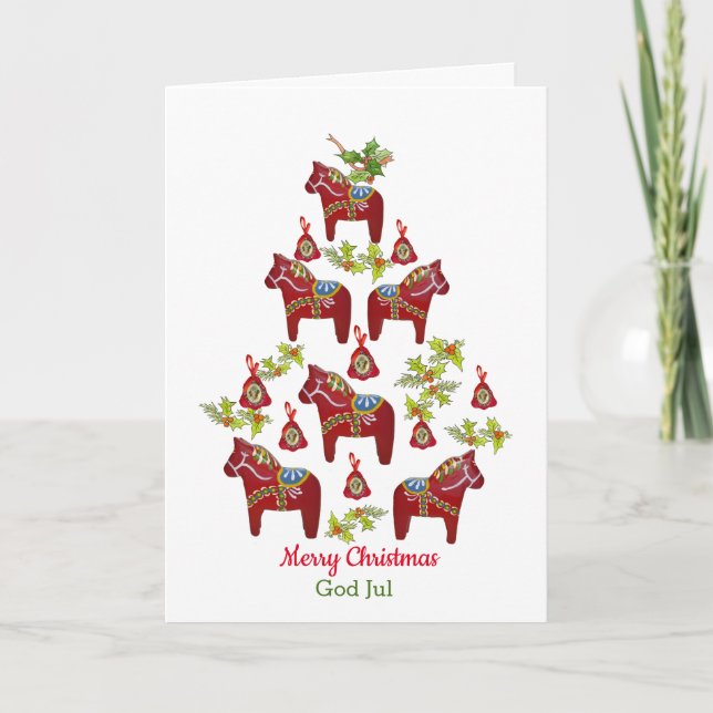 Carte d'arbre de Noël Dala's and Dogs (Devant)
