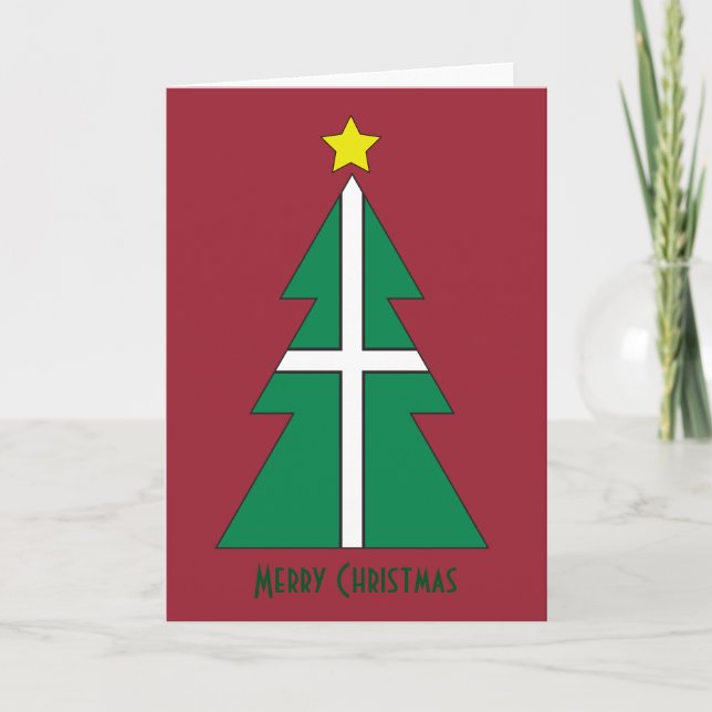 Carte d'arbre de Noël de Devon (Devant)