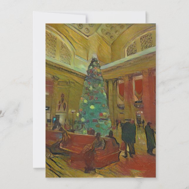 Carte d'arbre de Noël vide (Devant)