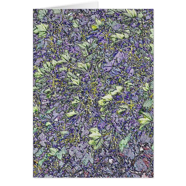 CARTE D'ARBRES (Devant)