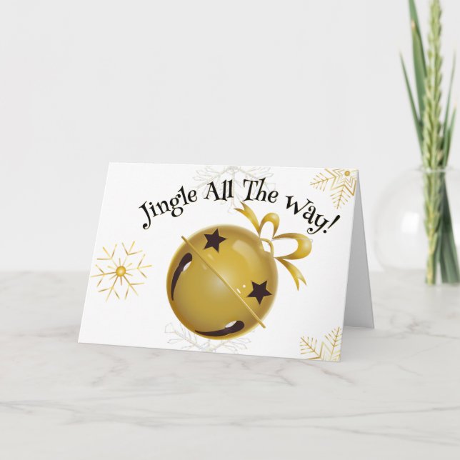Carte d'argent de Noël (Devant)