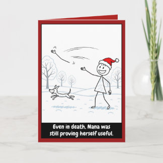 Carte Dark humour Christmas