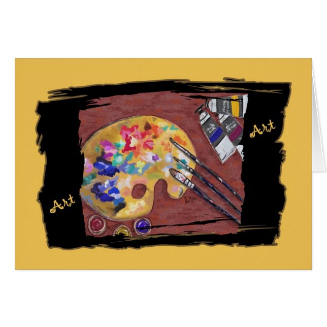 Carte d'art (Devant horizontal)