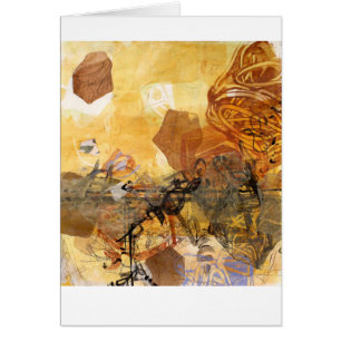 Carte d'art abstrait d'impulsion de données