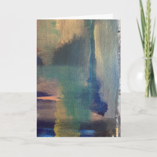 Carte d'art abstrait moderne