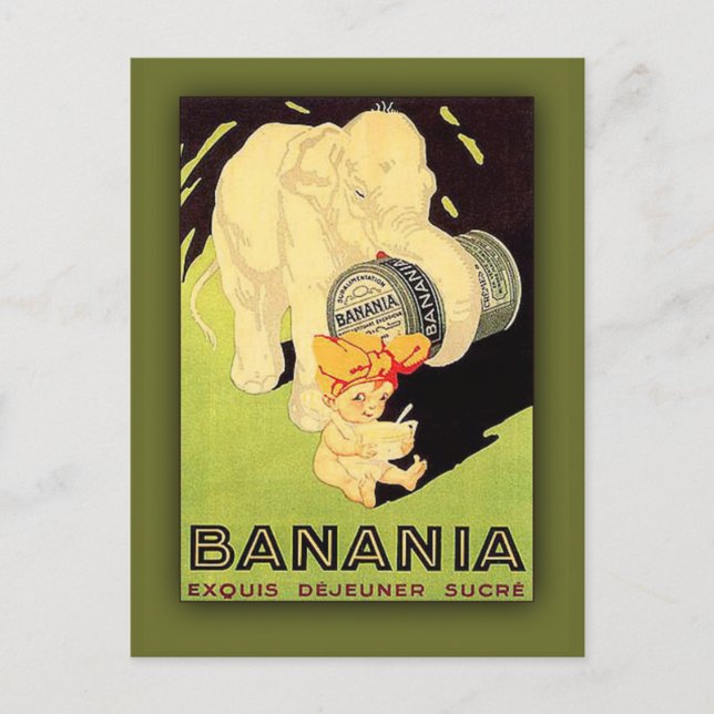 Carte d'art Banania Exquis Dejeuner Sucre (Devant)
