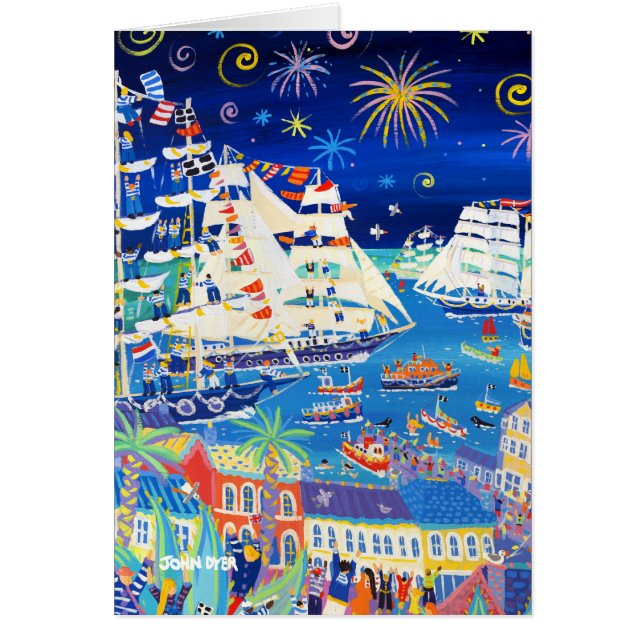 Carte d'art : Bateaux grands et petits bateaux (Devant)