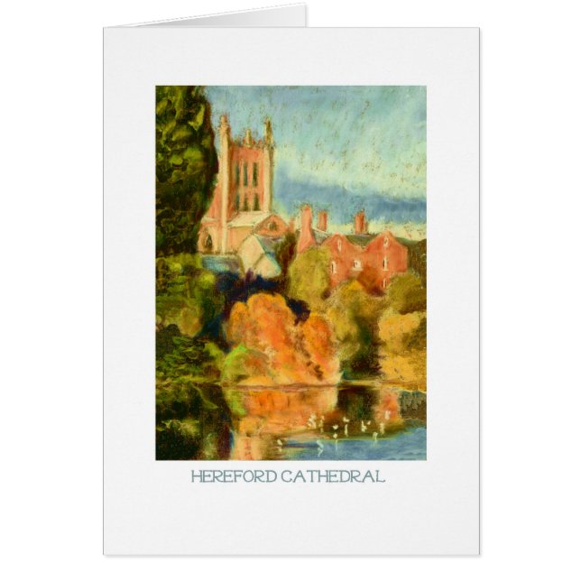 Carte d'art - Cathédrale de Hereford (Devant)