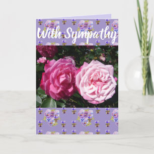 Carte d'art Congatations Florales Fleur Rose