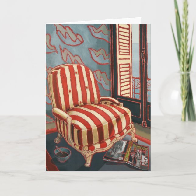 Carte d'art "de chaise de Henris" (Devant)