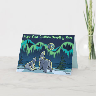 Carte d'art de faune de cartes faites sur commande
