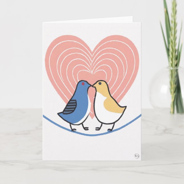 Carte d'art de la Saint-Valentin (Devant)