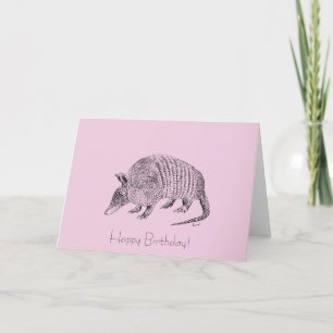 Carte d'art de tatou de joyeux anniversaire