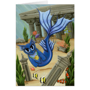 Carte d'art d'imaginaire de l'Atlantide Mercat de