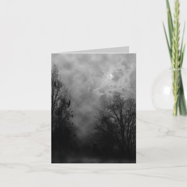 Carte d'art Halloween Sky Blank (Devant)