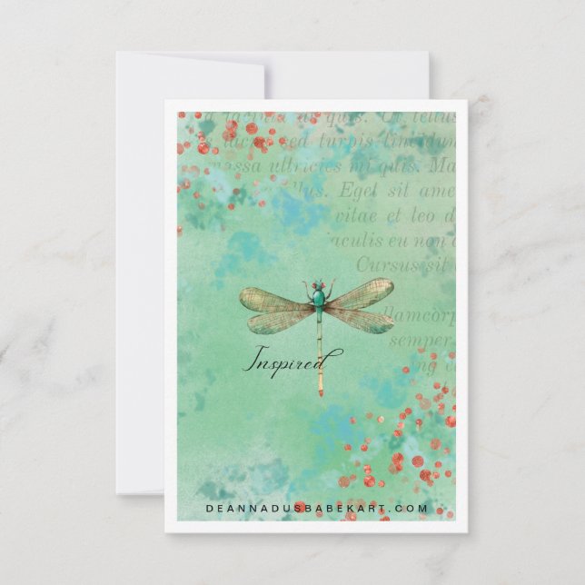 Carte d'art inspirée (Devant)